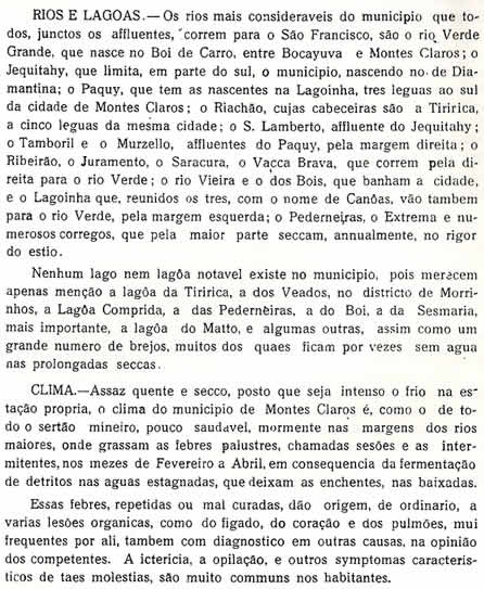 Chorografia Mineira - D�cima Parte